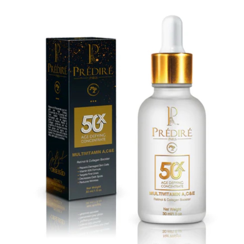 PREDIRE PARIS
50X Premium Multi-Vitamin A, C, & E Retinol & Collagen Booster